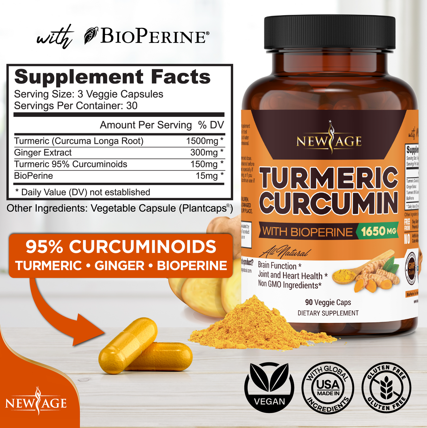 Turmeric Curcumin Capsules