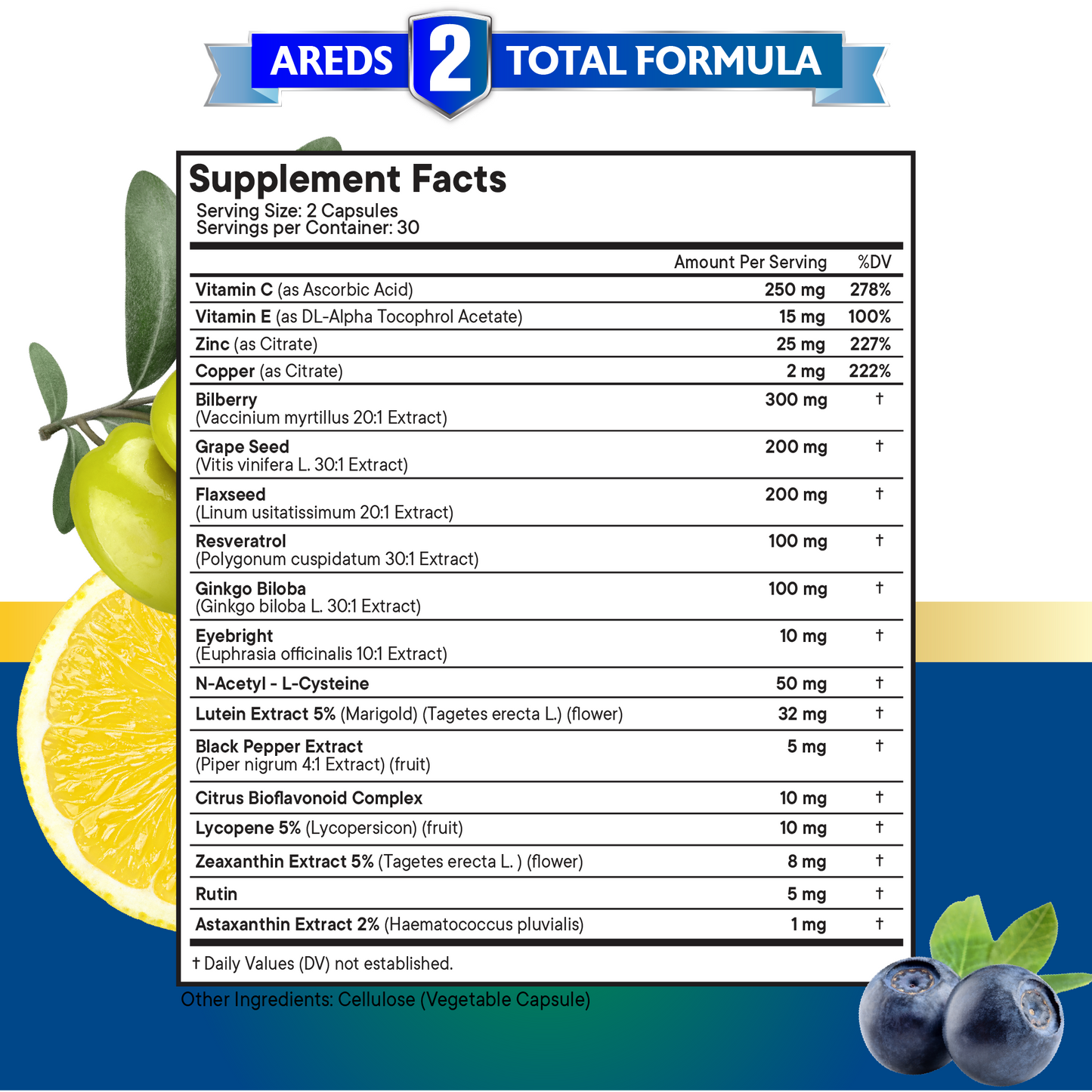 Bilberry Eye Health Capsules