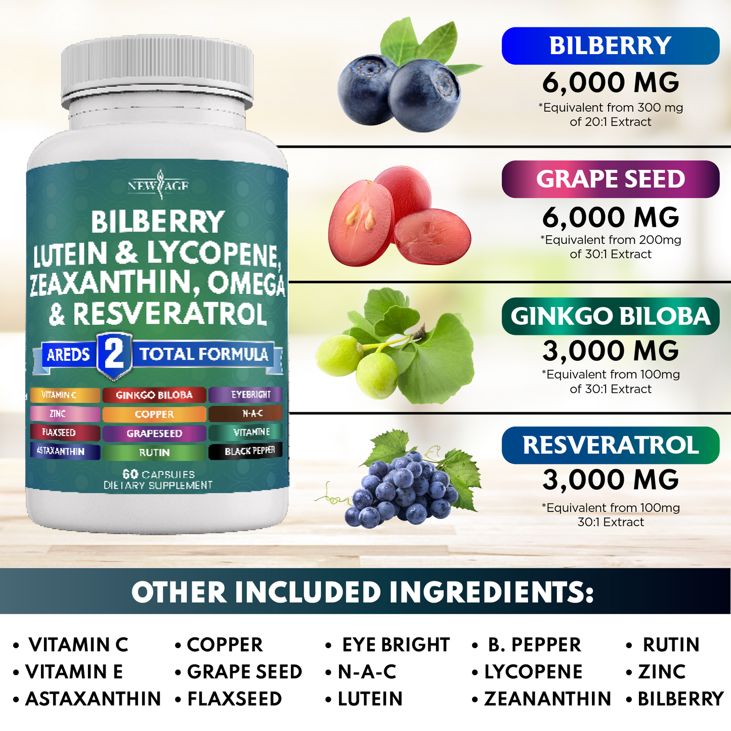 Bilberry Eye Health Capsules