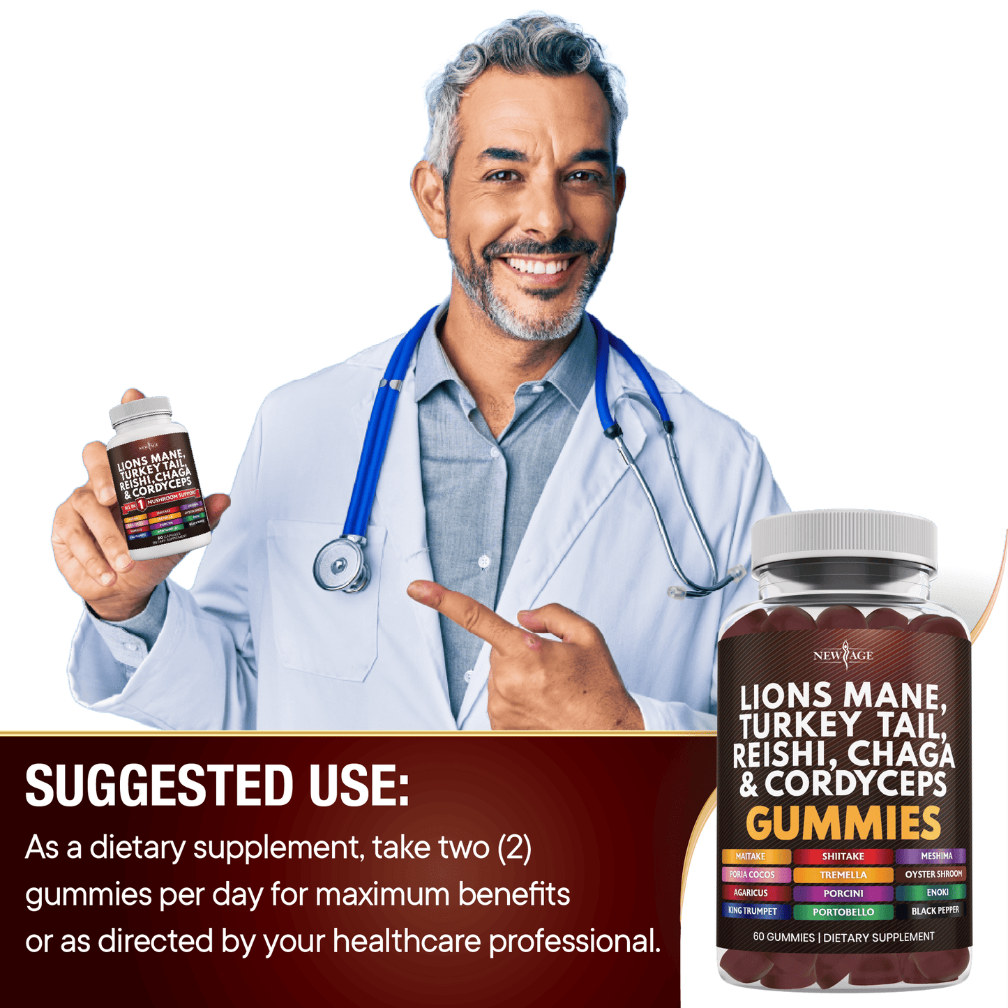 Lions Mane Mushrooom Gummies