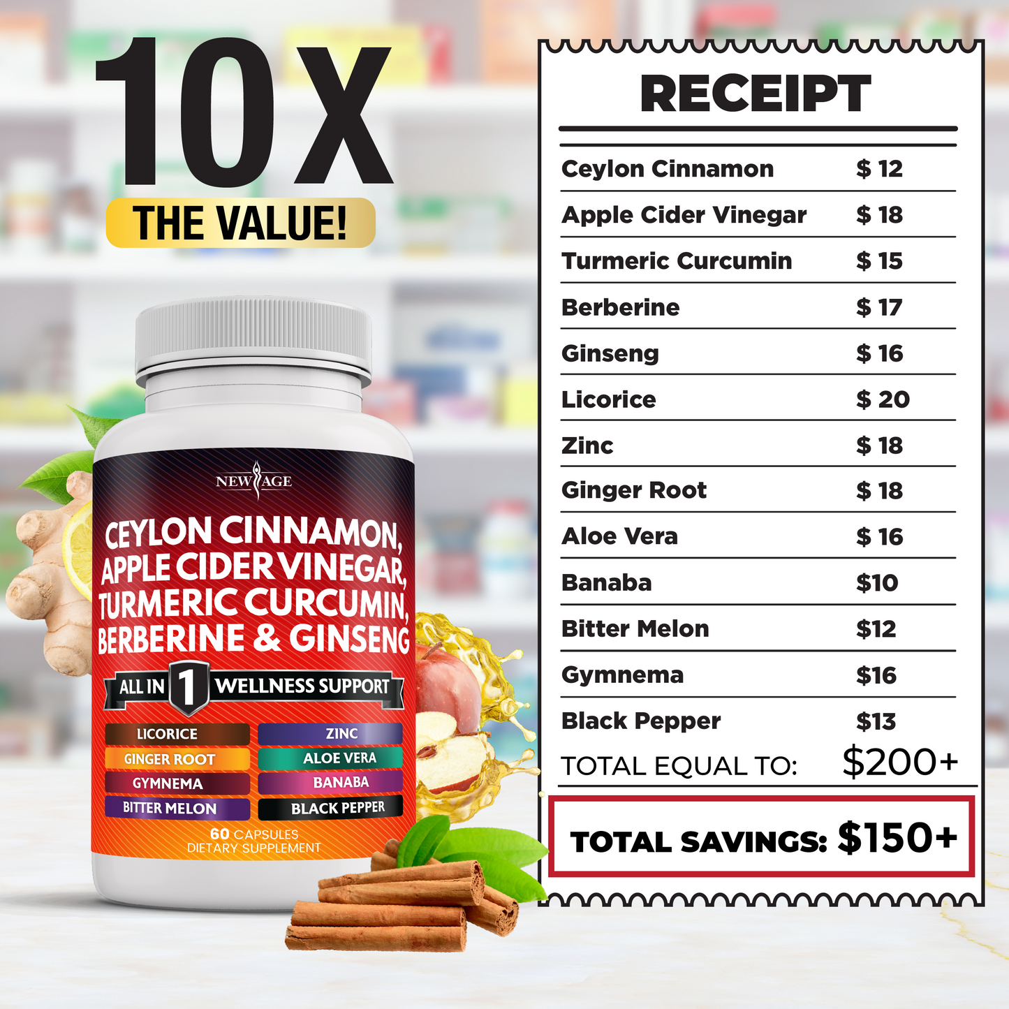 Ceylon Cinnamon Capsules