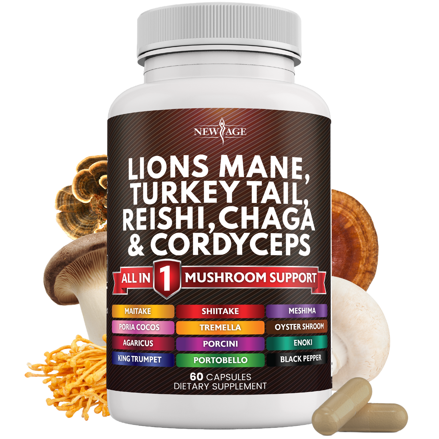 Lions Mane Mushroom Capsules